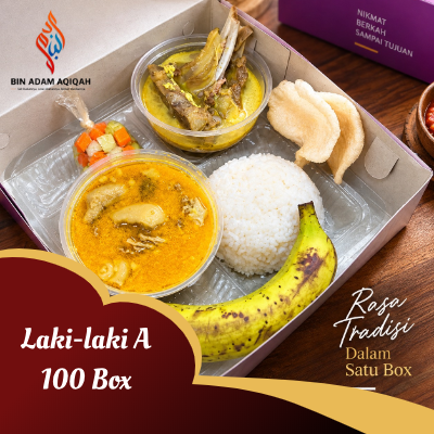 Paket Aqiqah Anak Laki-laki A (100 Box)