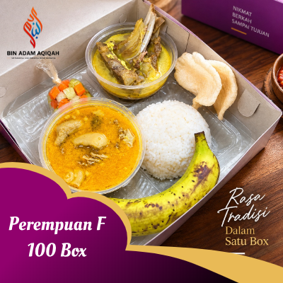 Paket Aqiqah Anak Perempuan F (100 Box)